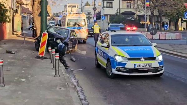 Filmul accidentului din Constanța. Beat la volan, un tânăr polițist a rănit 3 femei şi a fugit; a fost reţinut