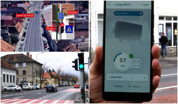 Oraşul care testează semafoarele inteligente: se "pune" roşu când şoferii merg prea repede