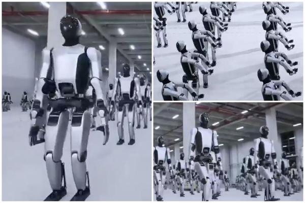 Primele imagini cu "armata de roboţi" a Chinei. Ce rol vor avea umanoizii numiţi "Walker S2"