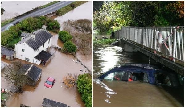 Dezastru în vestul Europei: Furtuna Claudia face ravagii în Portugalia, Marea Britanie și Irlanda