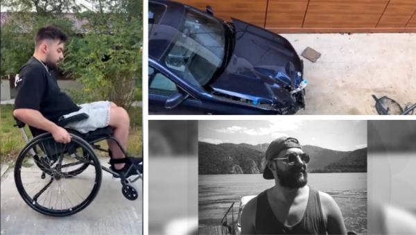 A murit în parcare după ce o şoferiţă a încurcat pedalele. Norbert venise la recuperare după un accident