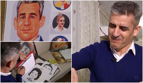 Povestea lui Gogu Neagoe, caricaturistul care a intrat în Cartea Recordurilor: a făcut 246 portrete în 6 ore