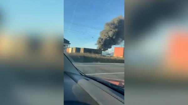Alertă, după ce un incendiu a izbucnit în apropiere de Drumul European E85, cunoscut şi drept "Drumul Morţii"