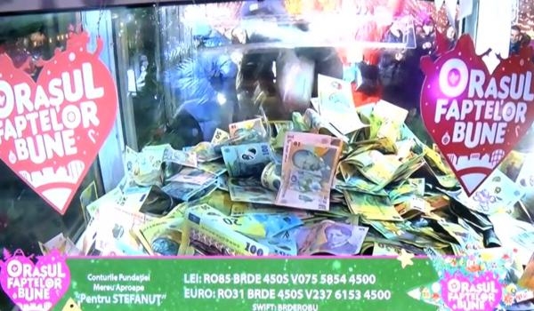 Oraşul Faptelor Bune s-a încheiat. Şapte zile de transmisii non-stop şi peste un milion de euro din donaţii