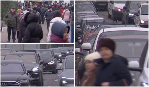 Străzile şi mall-urile, blocate în căutarea cadourilor de Crăciun