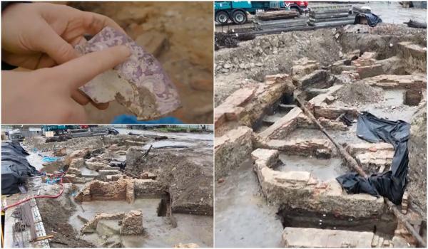 Sit arheologic descoperit la Planșeul Unirii. Case de meșteșugari vechi de 150 de ani, scoase la lumină