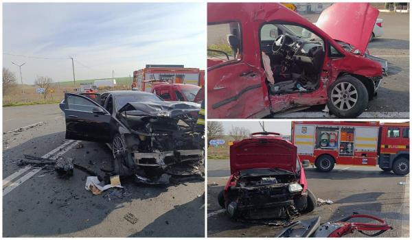 10 răniţi într-un accident rutier la Constanţa. Printre victime, 4 copii. Un adult a fost intubat