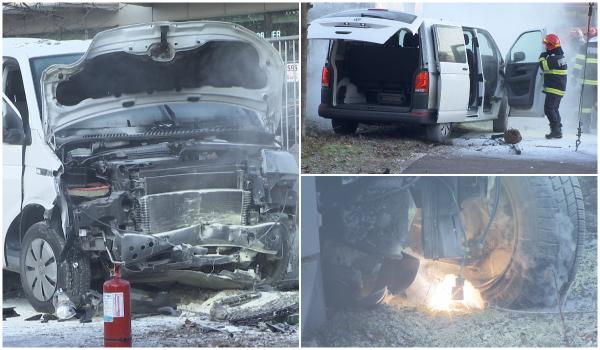 Filmul accidentului din Capitală. Şoferul dubei "a văzut negru" şi a lovit în plin o femeie pe trotuar