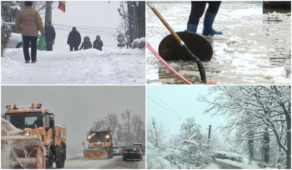 Zonele în care meteorologii anunţă ninsori abundente şi temperaturi de -15 grade