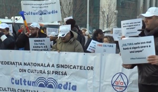 Ziua Culturii, umbrită de proteste și o gafă virală a MAI cu versuri din Eminescu