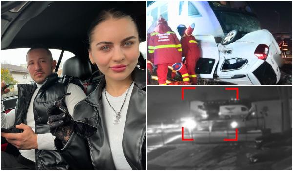 ANIMAŢIE. Tânăr lovit de tren, după ce s-a răsturnat cu maşina pe calea ferată. Era în apel video cu soţia