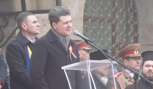 Nicuşor Dan, huiduit la Focşani de Ziua Unirii Principatelor: "Este un drept pe care l-ați câștigat"