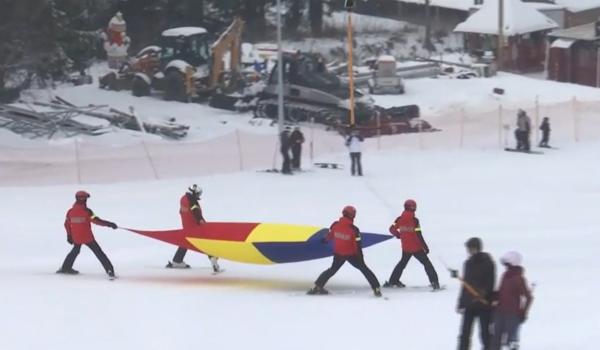 Pârtiile, animate de turiști și de evenimente dedicate Zilei Unirii Principatelor Române