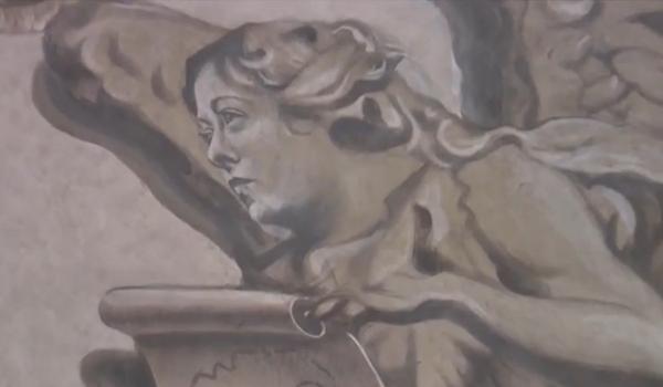 Un înger pictat recent într-o biserică din Roma a generat reacții pentru că seamănă cu Giorgia Meloni