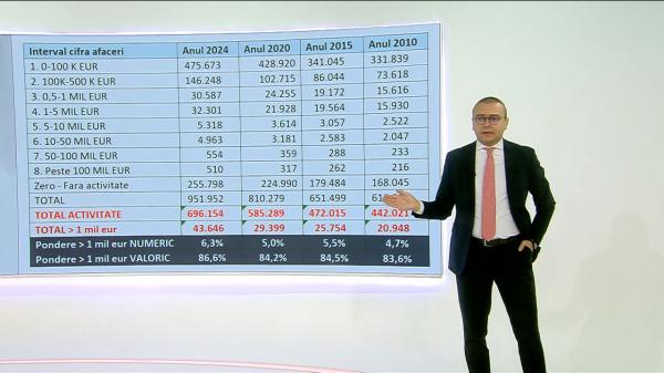 Trei din 4 firme din România au maximum 2 angajați. Iancu Guda: Economia are nevoie de companii mari