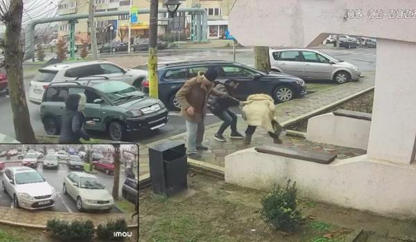 Momentul în care un pensionar este jefuit în plină stradă, în Cernavodă. "Cu o zi în urmă mă mai tâlhăriseră"