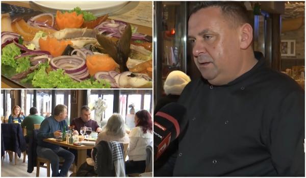 Delicii de sezon pe litoral: pește şi midii afumate, după reţeta tradiţională. Cât costă o porție în cherhana