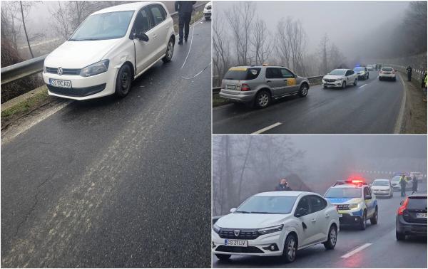 Un profesor din Caraș-Severin a tamponat mașina fostei iubite și a fugit. Avea interdicție să se apropie de ea