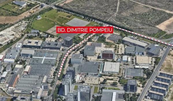 Încep lucrările la Bulevardul Pompeiu. Şoferii, rugaţi să îşi mute maşinile de pe linia de tramvai