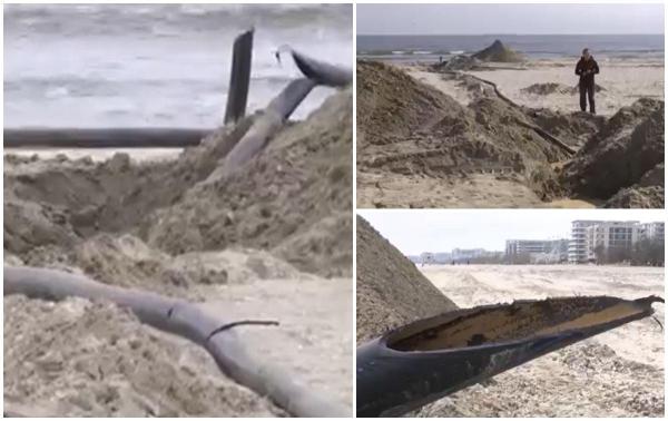 Secretele murdare ascunse sub plaja de la Năvodari. Ce au mai descoperit autorităţile după GPL şi fose septice