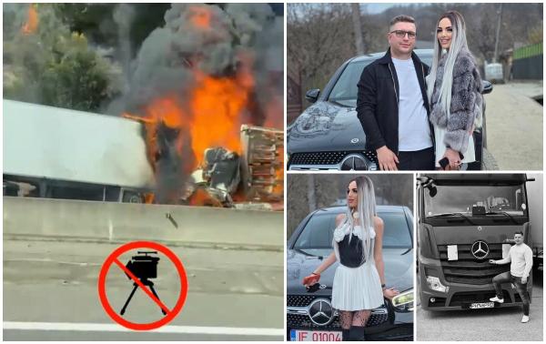 Cine sunt românii morţi în accidentul de TIR din Spania. Ionuţ şi Mădălina au rămas captivi în camion