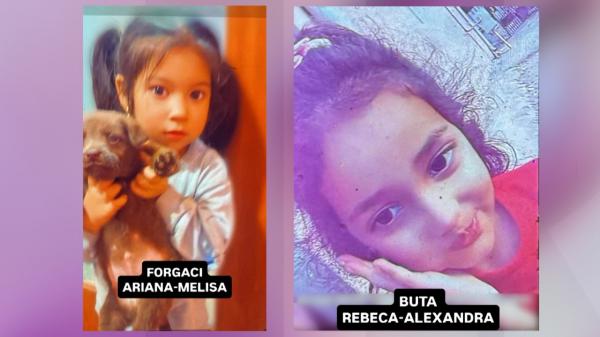 Au fost găsite jucăriile fetiţelor Rebeca şi Melisa. Copilele, în vârstă de 4 şi 5 ani, sunt dispărute de o zi