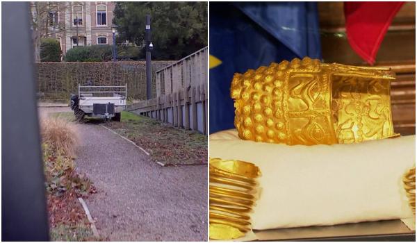 SURSE: Unde au ţinut hoţii ascunse brăţările şi coiful dacic un an de zile