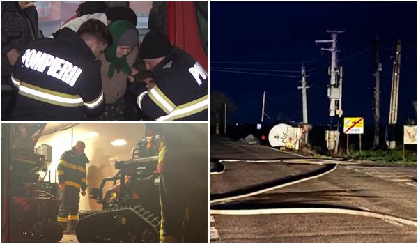 Noapte de panică în Prahova după ce o cisternă cu 30 de tone de GPL s-a răsturnat: "Am rămas aşa ţepeni"