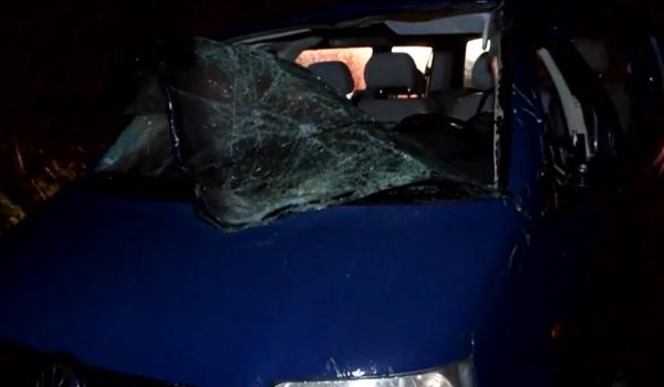 Microbuz răsturnat în Bistrița-Năsăud: șase răniți după ce șoferul a pierdut controlul în curbă