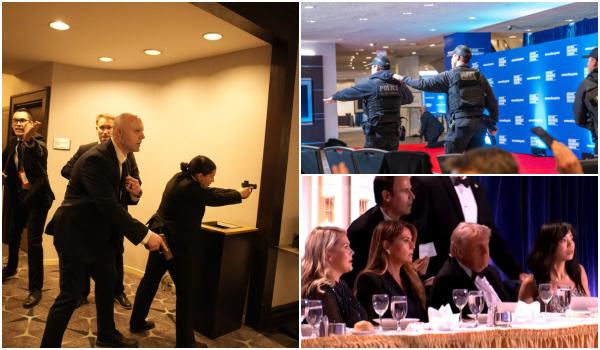 Momentul în care Trump e evacuat de Secret Service, după incidentul de la hotelul Washington Hilton