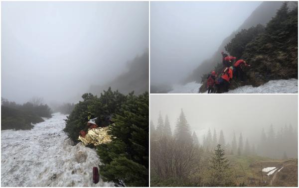 Filmul incidentului de la maratonul din Bucegi, soldat cu 11 răniţi. Salvamont ar fi cerut oprirea concursului