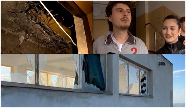 Mărturii din blocul lovit de dronă: "Ne-am trezit cu bomba deasupra". Cum au scăpat 2 tineri de la etajul 10