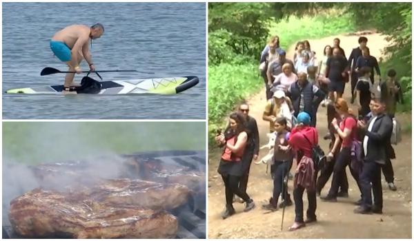 Cum petrec turiștii la munte și pe litoral în weekendul prelungit de Rusalii. Grătarul, nelipsit