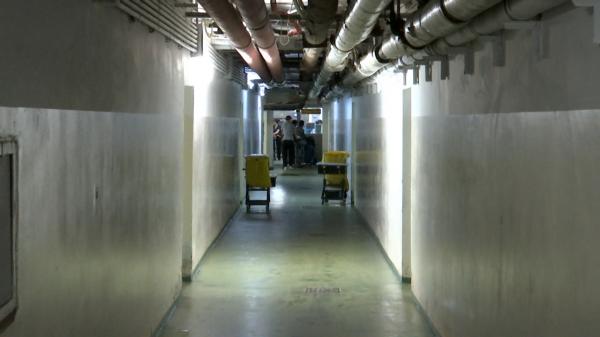 Spital din Focşani, distrus de inundaţii. Apa a afectat şi un bloc operator de la etajele superioare