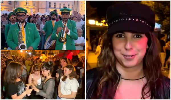 "Este cel mai frumos din lume". Reacția unei turiste străine, impresionată de Festivalul de Teatru din Sibiu