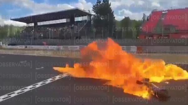 Momentul cutremurător al accidentului în care a murit pilotul român Adrian Rus-Sinner pe circuitul de la Brno