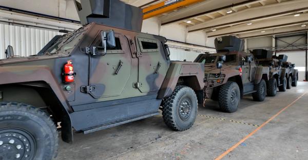 Primele blindate Cobra II pentru Armata Română, produse la Mediaș. Fabrica livrează 216 anul acesta