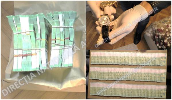 Jumătate de milion de euro, găsită la unul dintre şefii de uzină reţinuţi de DNA. Banii erau ţinuţi în pungi