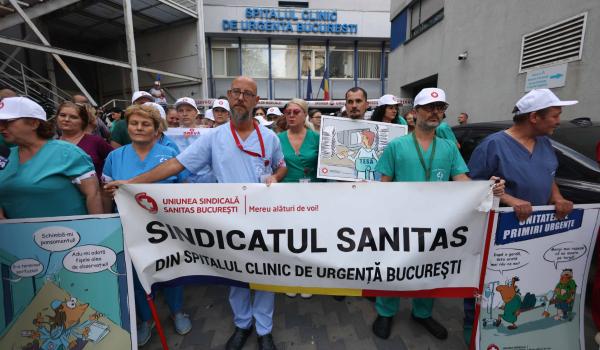"Negocieri nu au fost niciodată". Ce spune liderul sindicatului SANITAS Bucureşti despre legea salarizării