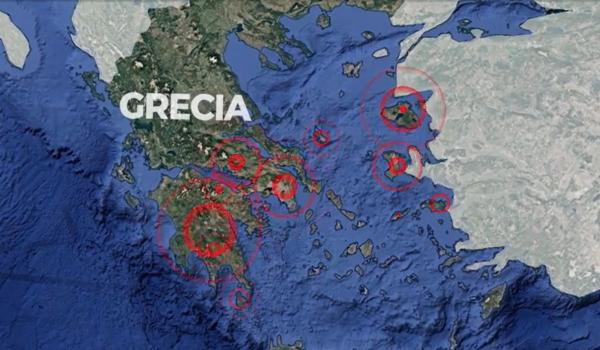 Europa nu scapă de incendii. După Spania și Franța, flăcările izbucnesc acum și în Grecia