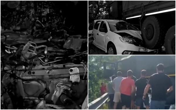 O familie cu un copil a pierit într-un accident în Mureș. Mașina le-a devenit sicriu: "S-au grăbit spre final"