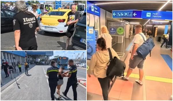 "Nu te mai agita, bre, că nu rămânem aici". Scandal pe Otopeni, după închiderea parcării de la "Sosiri"