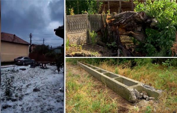 "Prăpăd, aşa ceva nu am văzut de când sunt pe lume". Cât mai durează furtunile violente din România