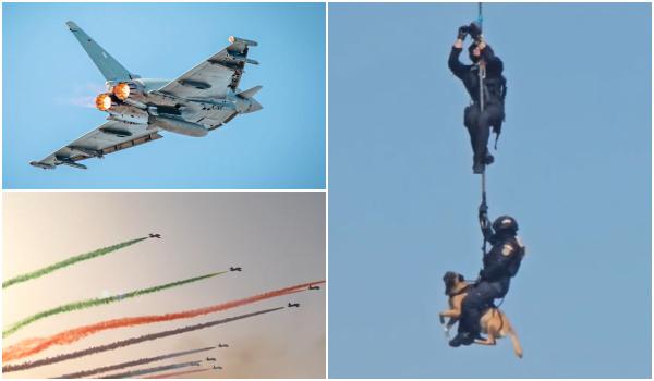 Acrobații și demonstrații tactice la BIAS 2026. F-16, Hercules și Frecce Tricolori, pe cerul Capitalei
