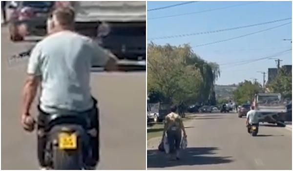 Un viceprimar din Satu Mare s-a dus cu obuzul pe scuter până la Poliţie, în loc să aştepte autorităţile