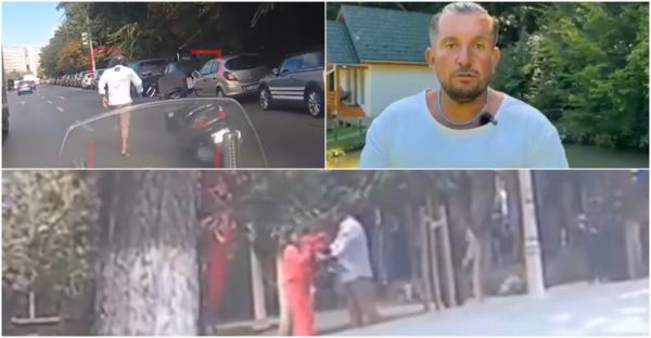 Mărturia motociclistului care a salvat o fetiță de nici 2 ani dintre maşini: Părinții erau pe o bancă, drogați
