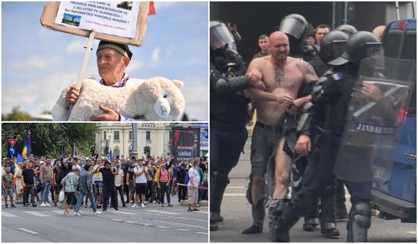 Protestul ciobanilor s-a transformat în "turul doi, înapoi". Unii au vrut să răstoarne mașina jandarmilor