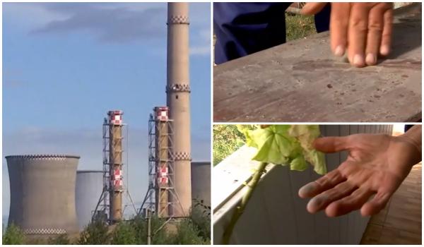 Poluare extremă în Oltenia. Un nor de cenușă a fost purtat de vânt până în casele oamenilor