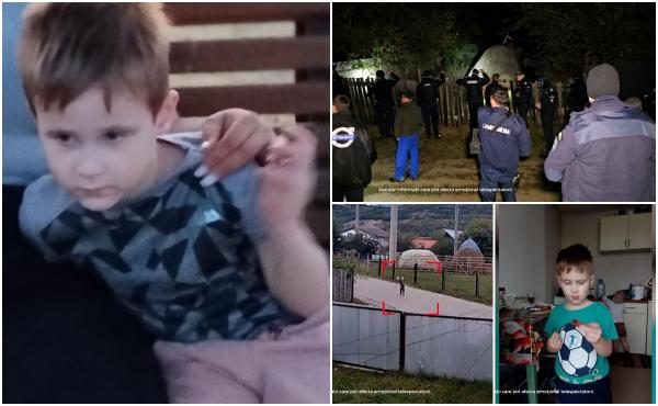 Copil cu autism din Bacău, dispărut de 24 de ore. Ultimele imagini cu băiețelul de 4 ani