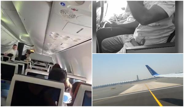 Filmul tentativei de deturnare a avionului cu 180 de pasageri. Daune la aeronavă, după căderea în gol